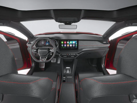 Interni Skoda Octavia Combi RS 2025 Modello 3D