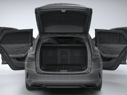 Skoda Octavia Combi RS Interior 2025 Model 3D
