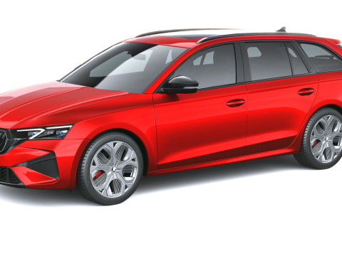 Skoda Octavia Combi RS 인테리어 2025 3D 모델