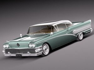 Buick Riviera Special Coupe 1958 3D Model