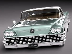 Buick Riviera Special Coupe 1958 3D Model
