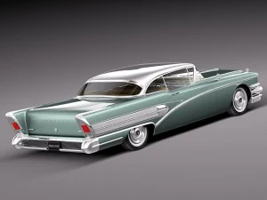Buick Riviera Special Coupe 1958 3D Model