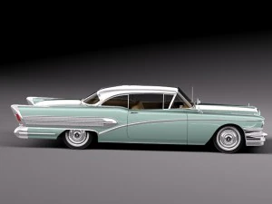 Buick Riviera Special Coupe 1958 3D Model