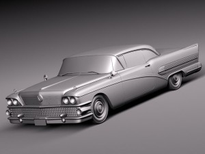 Buick Riviera Special Coupe 1958 3Dモデル
