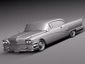 Buick Riviera Special Coupe 1958 3D Model
