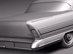 Buick Riviera Special Coupe 1958 3Dモデル