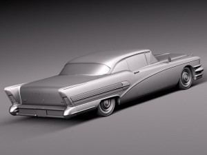 Buick Riviera Special Coupe 1958 3Dモデル