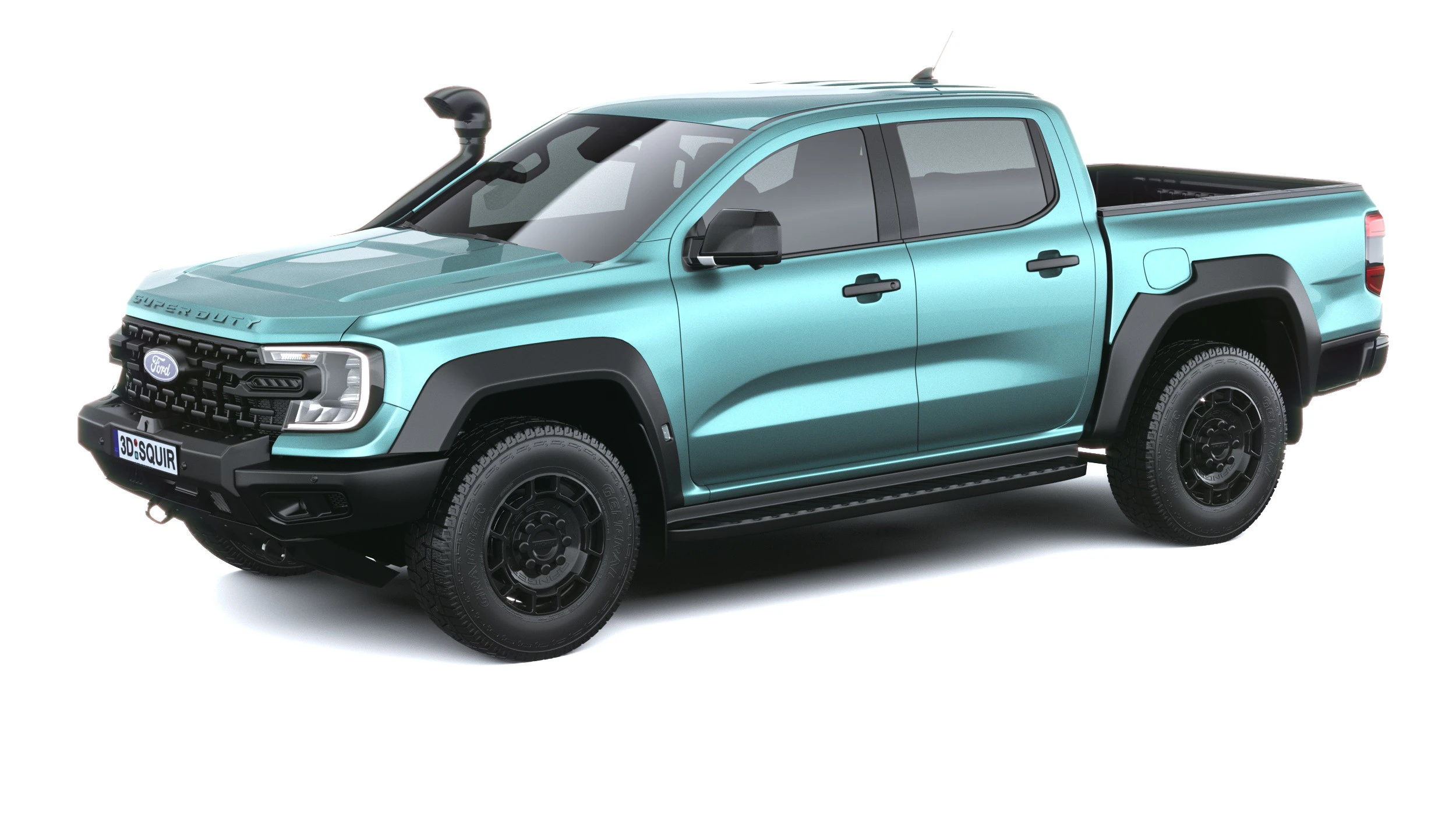 Ranger Super Duty 2026 3D Model .c4d .max .obj .3ds .fbx .stl .blend