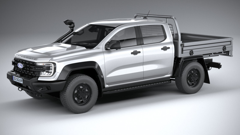 Ranger Super Duty Pickup 2026 3Dモデル .c4d .max .obj .3ds .fbx .stl .blend 
