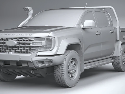 Ranger Super Duty Pickup 2026 3D Model