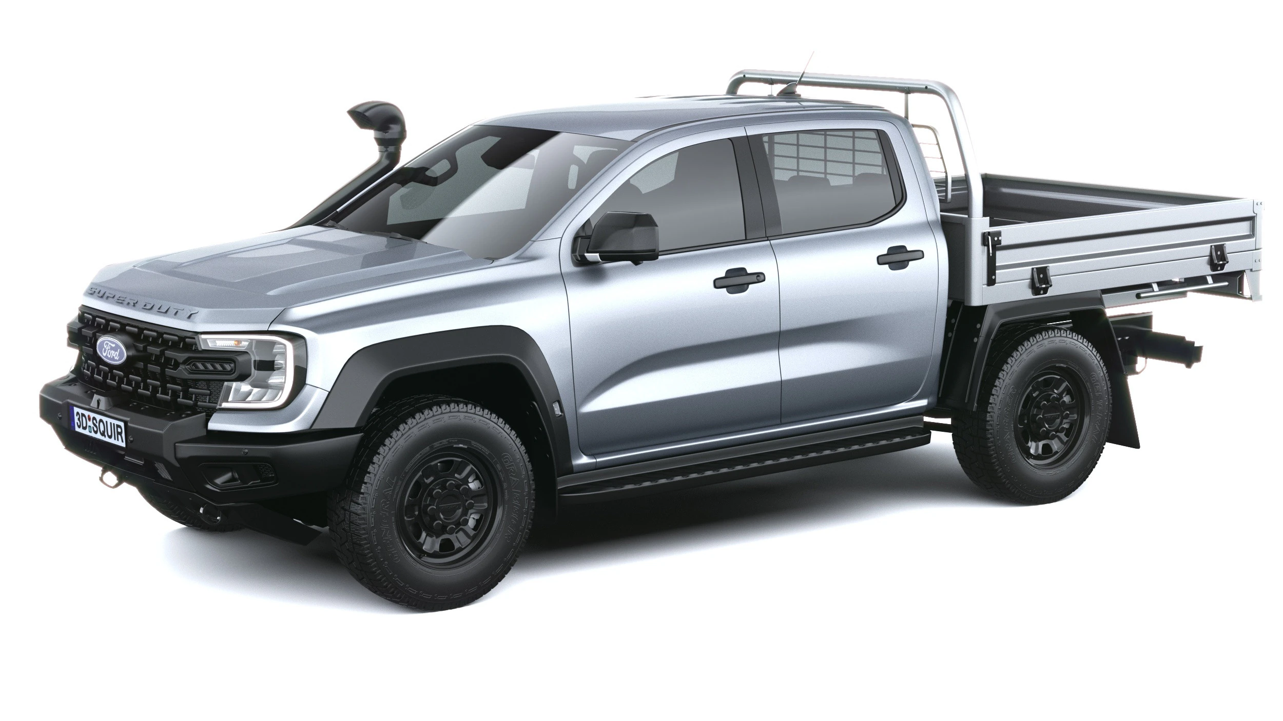 Ranger Super Duty Pickup 2026 3D Model .c4d .max .obj .3ds .fbx .stl .blend 