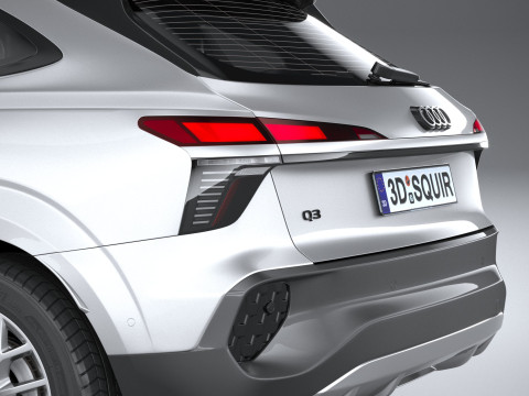 Audi Q3 Sportback 2026 3D Model