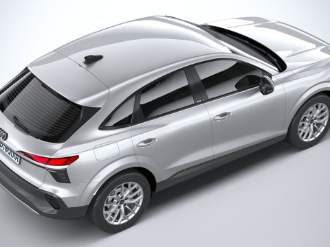Audi Q3 Sportback 2026 3D Model