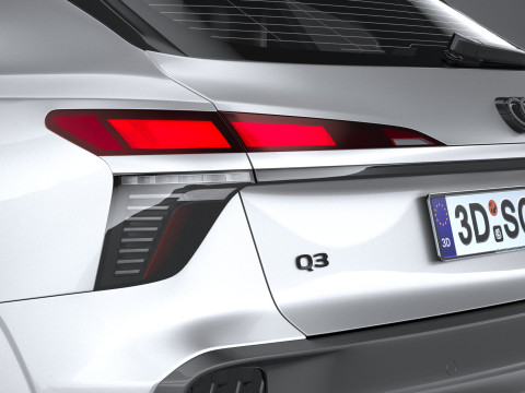 Audi Q3 Sportback 2026 3D Model