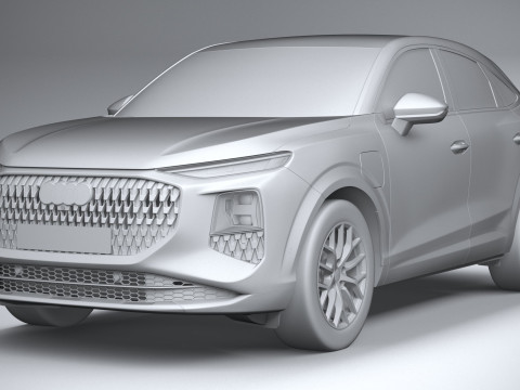 Audi Q3 Sportback 2026 3D Model