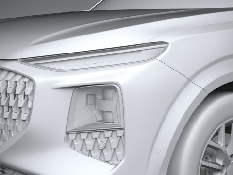 Audi Q3 Sportback 2026 3D Model