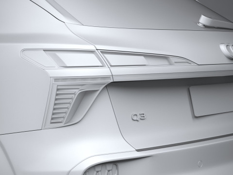 Audi Q3 Sportback 2026 3D Model