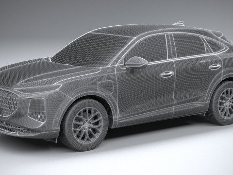 Audi Q3 Sportback 2026 3D Model