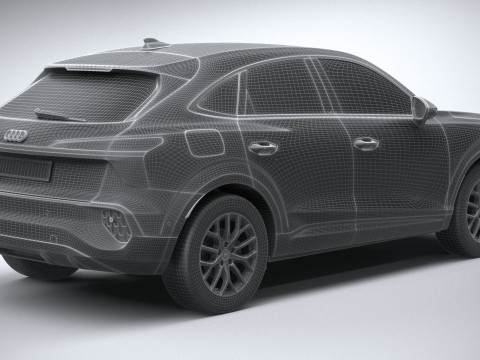 Audi Q3 Sportback 2026 3D Model