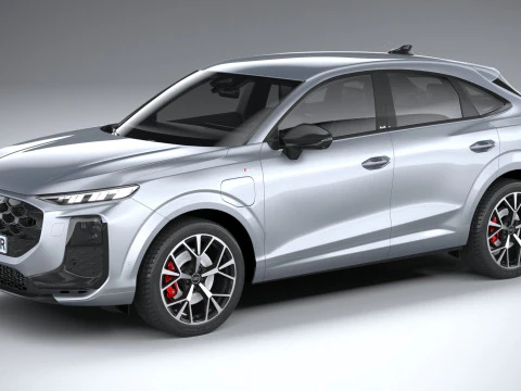 Audi Q3 Sportback S-Line 2026 3D Model