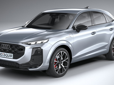 Audi Q3 Sportback S-Line 2026 3D Model