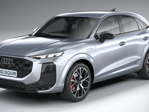 Audi Q3 Sportback S-Line 2026 3D Model