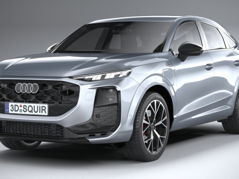 Audi Q3 Sportback S-Line 2026 3D Model