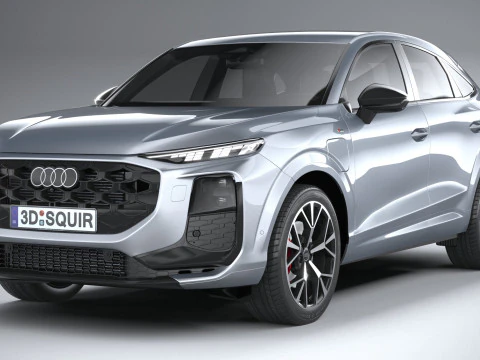 Audi Q3 Sportback S-Line 2026 3D Model