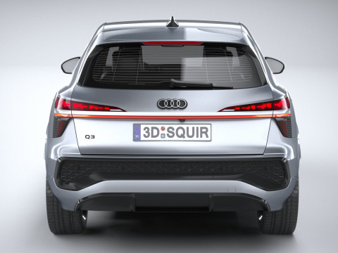 Audi Q3 Sportback S-Line 2026 3D Model