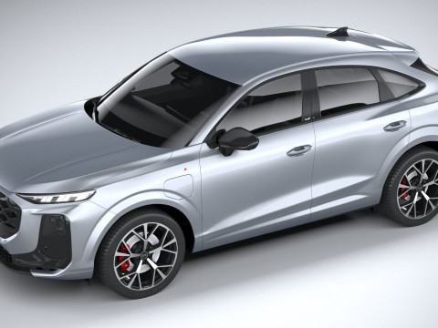 Audi Q3 Sportback S-Line 2026 3D Model