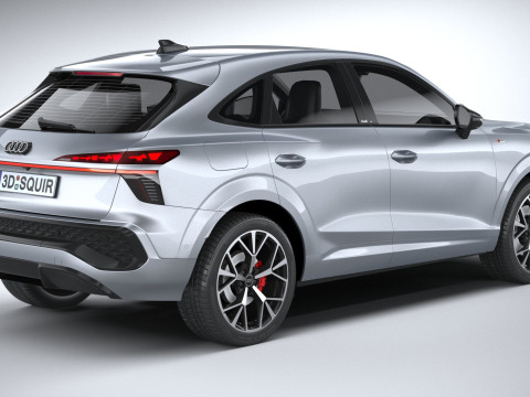 Audi Q3 Sportback S-Line 2026 3D Model