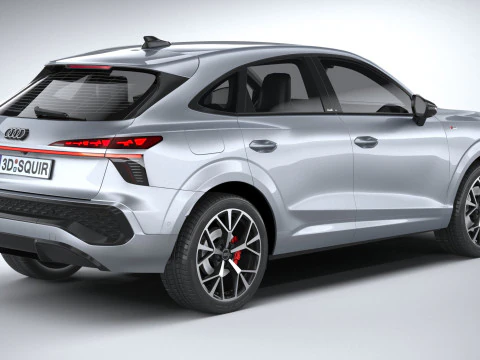 Audi Q3 Sportback S-Line 2026 3D Model