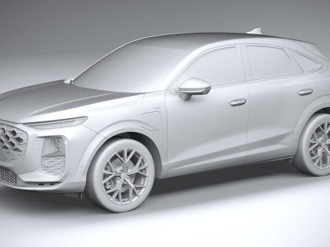 Audi Q3 Sportback S-Line 2026 3D Model