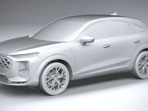 Audi Q3 Sportback S-Line 2026 3D Model