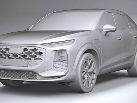 Audi Q3 Sportback S-Line 2026 3D Model