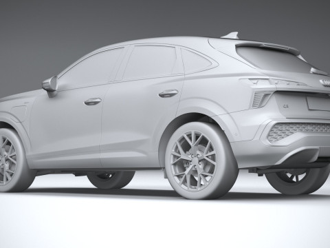 Audi Q3 Sportback S-Line 2026 3D Model