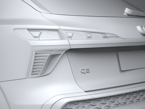 Audi Q3 Sportback S-Line 2026 3D Model