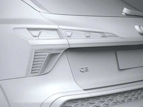 Audi Q3 Sportback S-Line 2026 3D Model