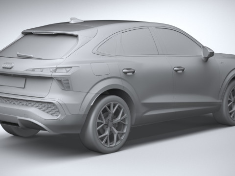 Audi Q3 Sportback S-Line 2026 3D Model