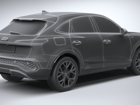 Audi Q3 Sportback S-Line 2026 3D Model