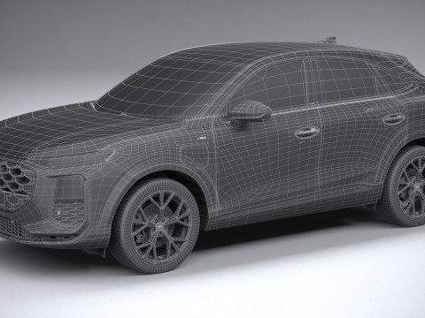 Audi Q3 Sportback S-Line 2026 3D Model