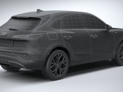 Audi Q3 Sportback S-Line 2026 3D Model