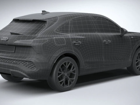 Audi Q3 Sportback S-Line 2026 3D Model