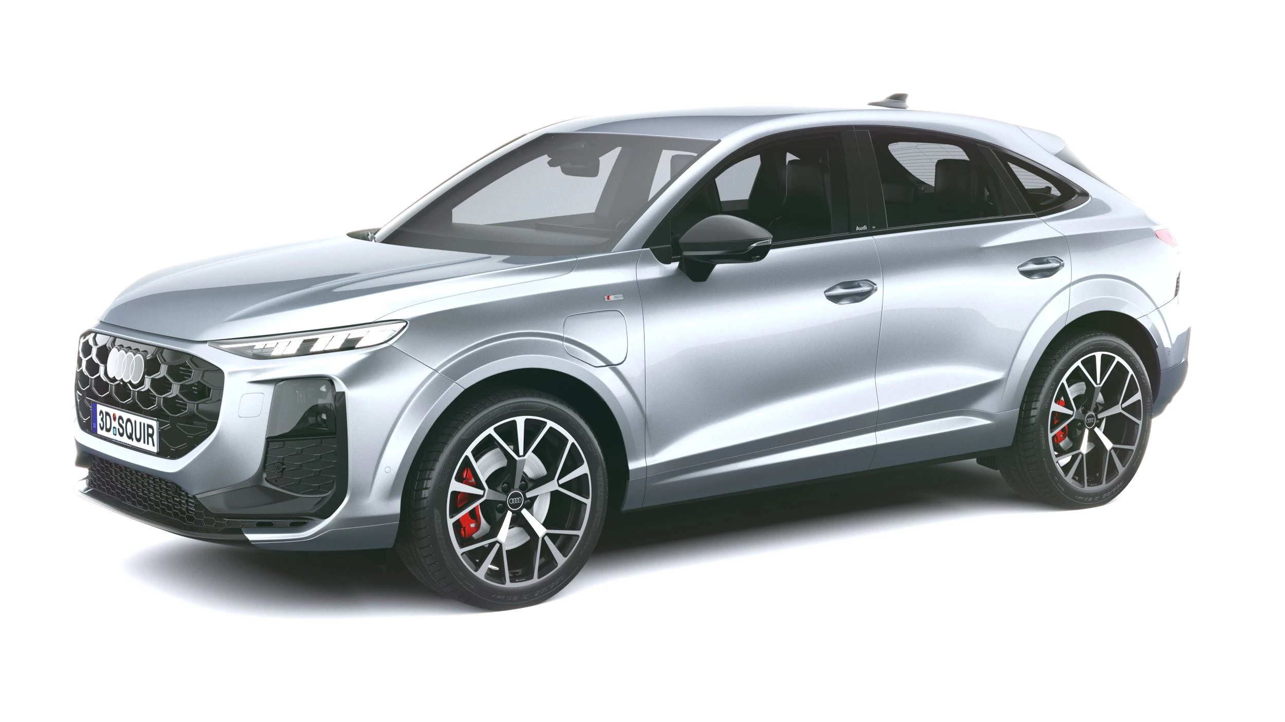 Audi Q3 Sportback S-Line 2026 3D Model .c4d .max .obj .3ds .fbx .stl .blend 