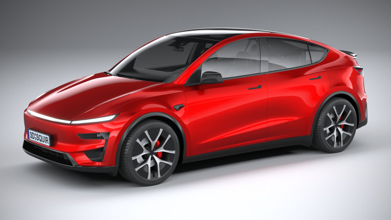 Tesla Model Y Performance 2026 Modèle 3D .c4d .max .obj .3ds .fbx .stl .blend 