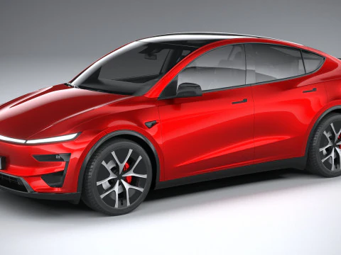 Tesla Model Y Performance 2026 3D Model