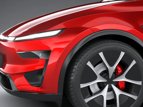 Tesla Model Y Performance 2026 3D Model