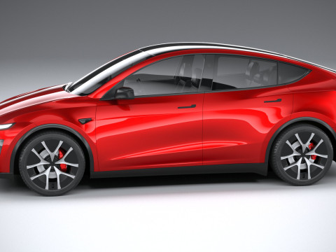 Tesla Model Y Performance 2026 Modèle 3D