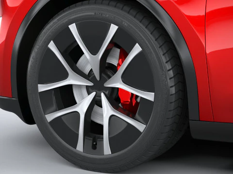 Tesla Model Y Performance 2026 3D Model