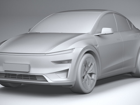 Tesla Model Y Performance 2026 Modèle 3D